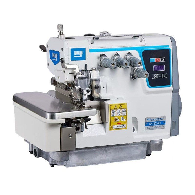 Fyra trådar Direct Drive Lockstitch Symaskin